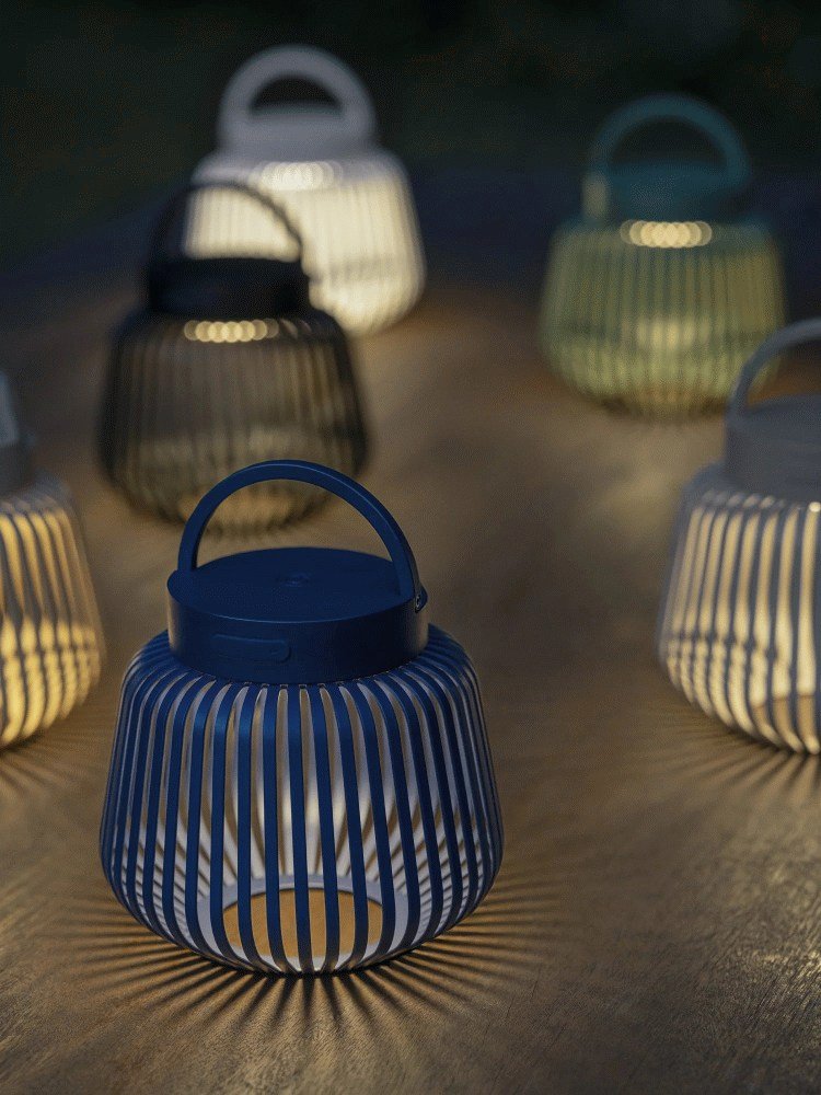 blomus LITO Akku-lampe LED H12 cm, Ocean Cavern