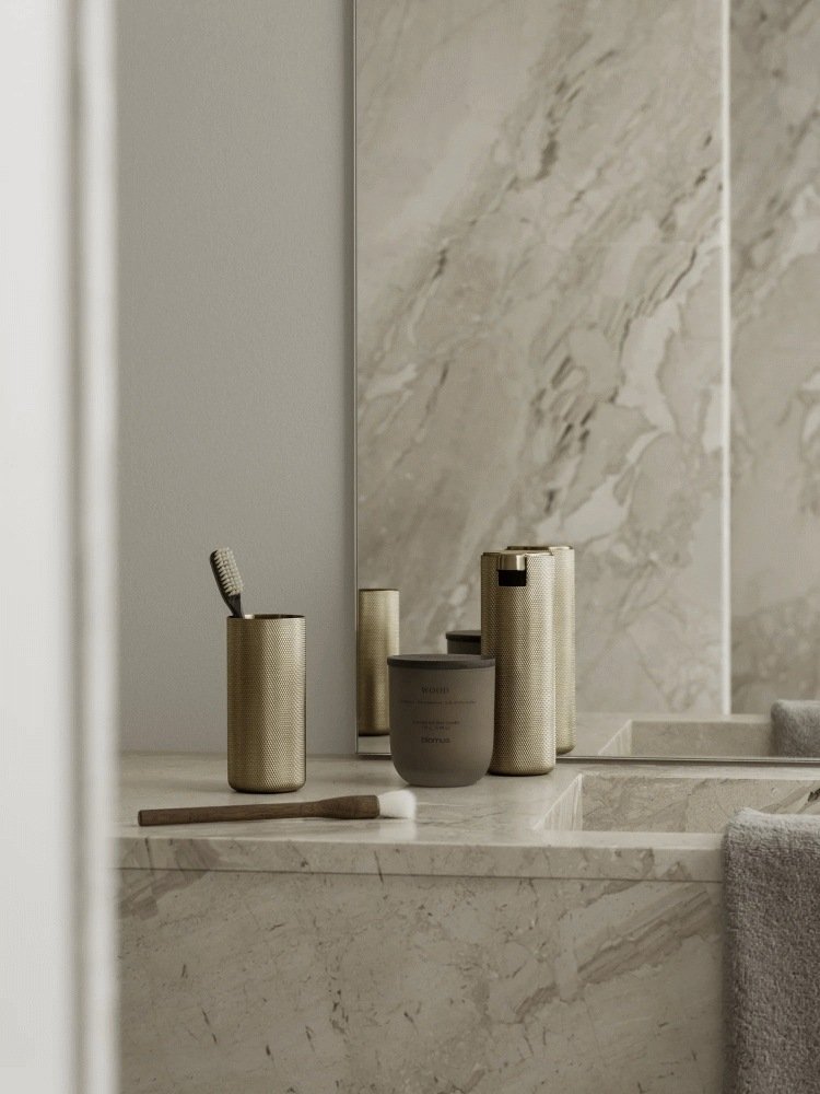 blomus MODO ROF S�bedispenser, Messing