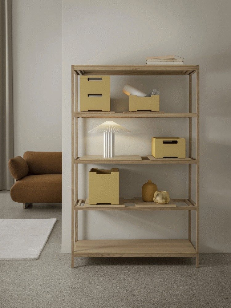 blomus KASANE Opbevaringskasse S 20x25 cm, New Wheat