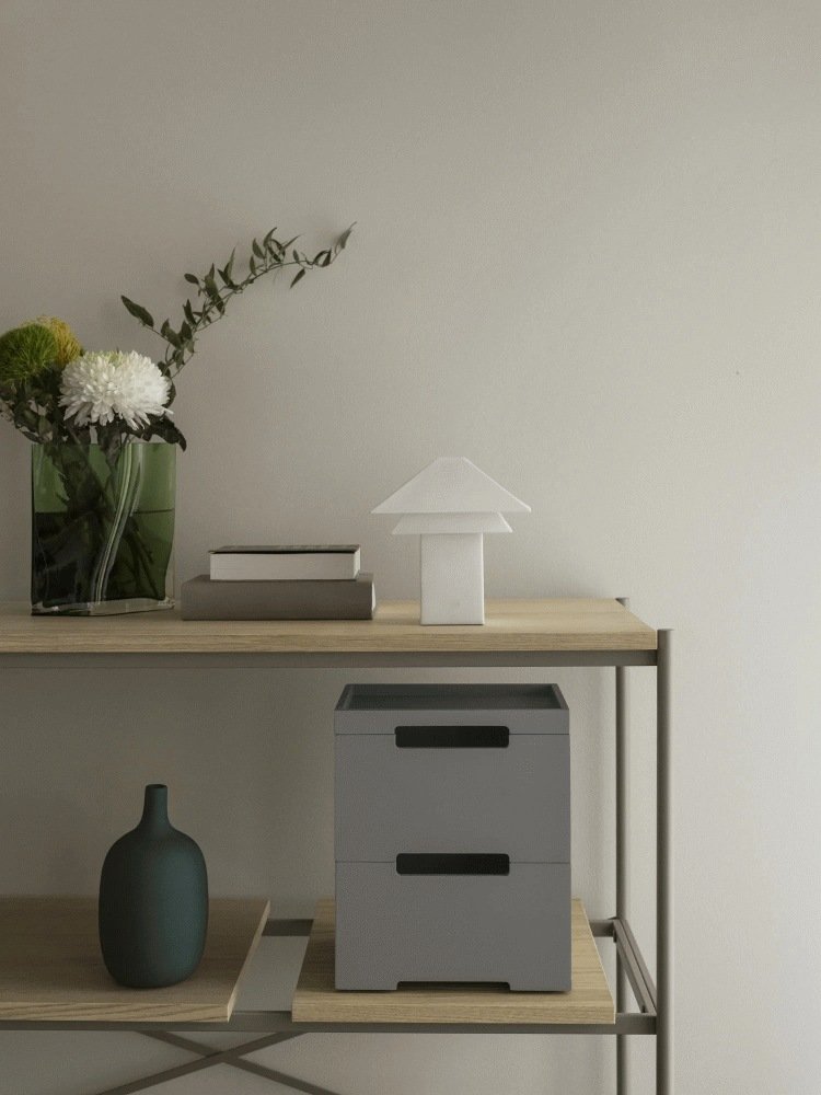 blomus KASANE Opbevaringskasse M 25x39 cm, Mourning Dove