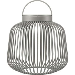 blomus LITO Tr�dl�s Lampe LED H20 cm, Granite Gray