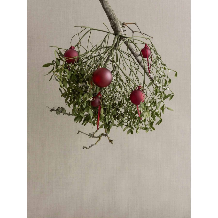 blomus JUHLA Weihnachtskugel 2er Set 9 cm, Port