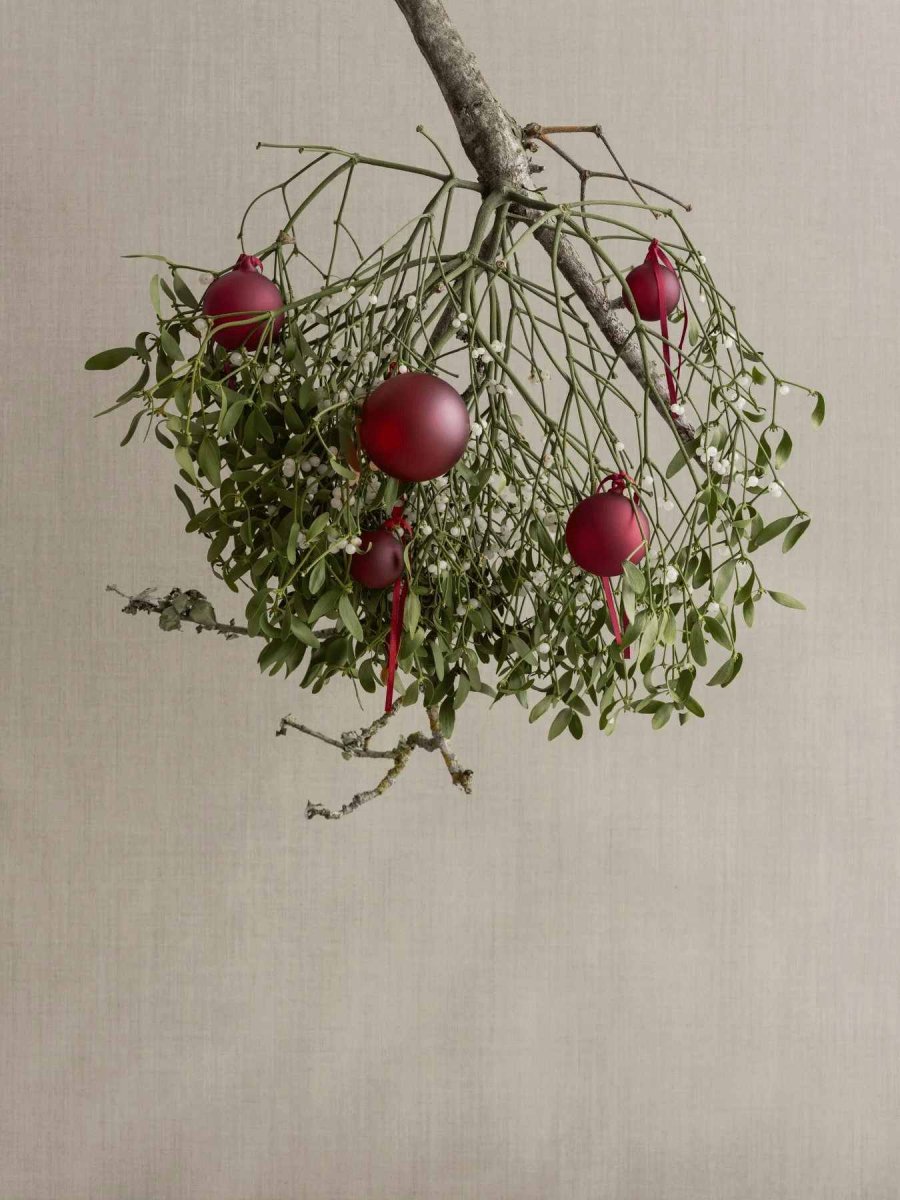 blomus JUHLA Weihnachtskugel 2er Set 9 cm, Port