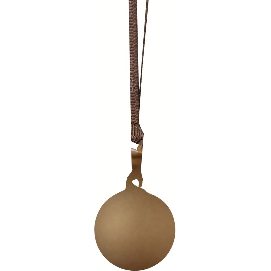 blomus JUHLA Weihnachtskugel 2er Set 9 cm, Rustic Brown