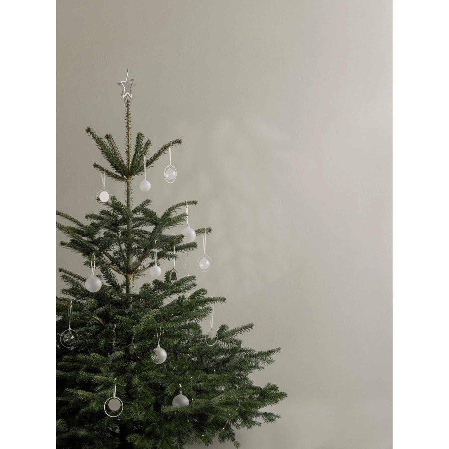 blomus JUHLA Weihnachtskugel 2er Set 9 cm, Clear
