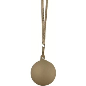 blomus JUHLA Weihnachtskugel 2er Set 9 cm, Coffee