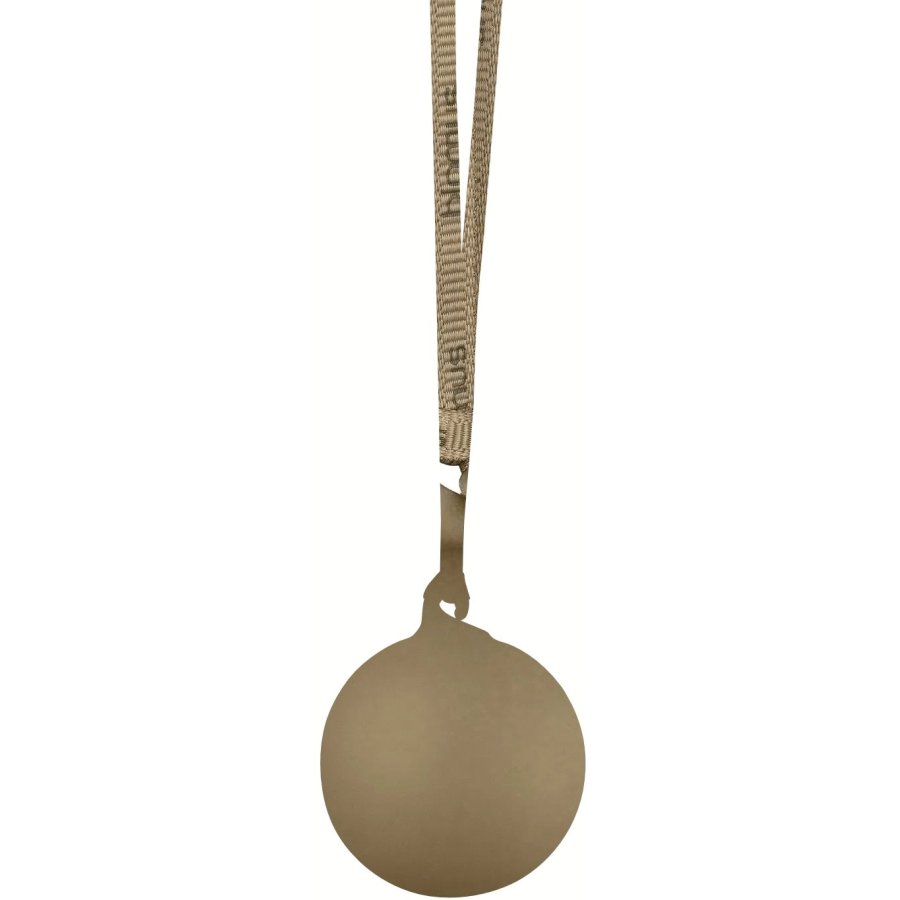 blomus JUHLA Weihnachtskugel 2er Set 9 cm, Coffee