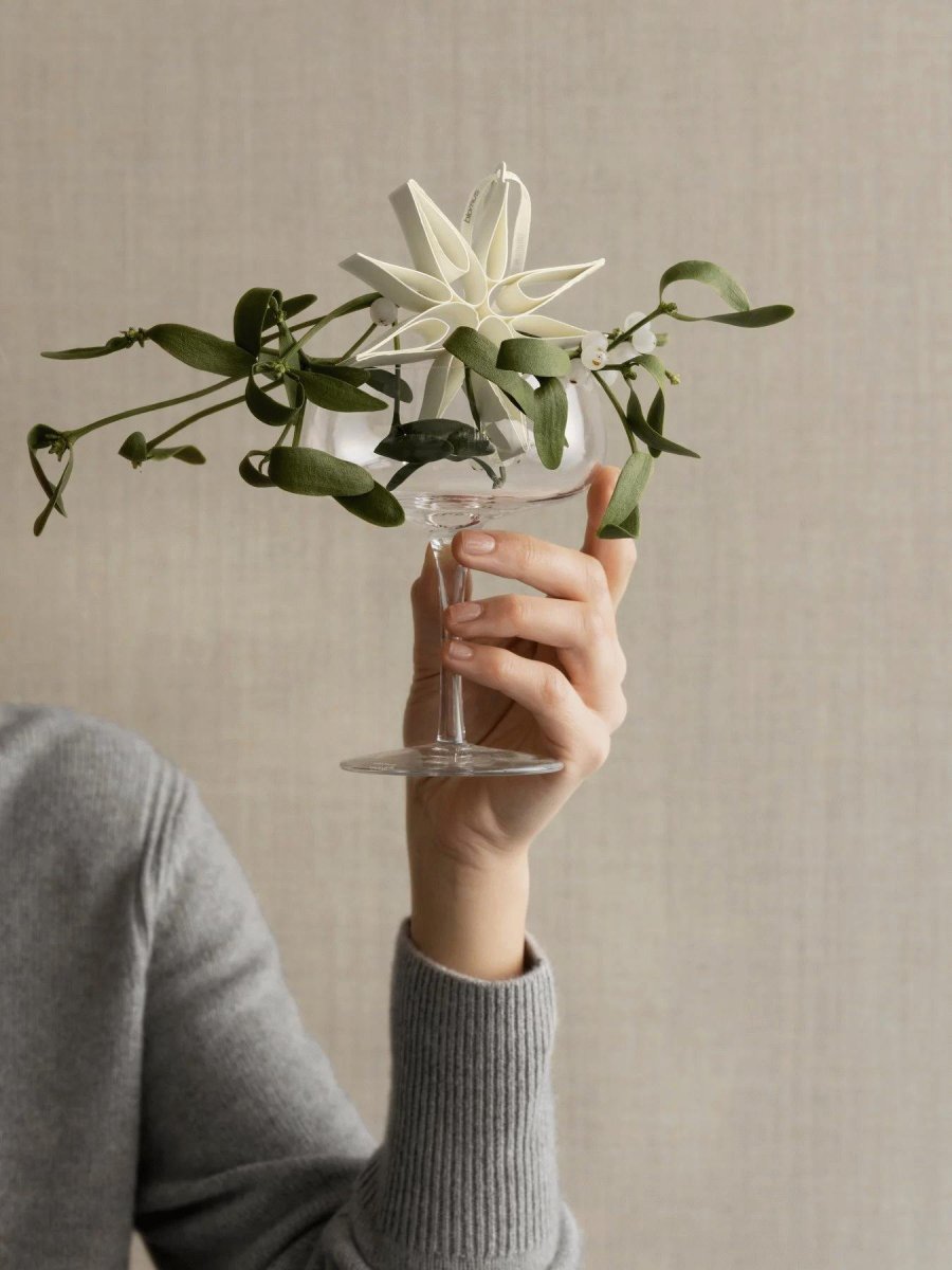 blomus KAZARY Ornament Stern 4er Set 10 cm, Moonbeam