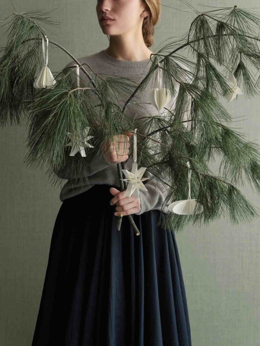 blomus KAZARY Ornament Herz 4er Set 7 cm, Moonbeam