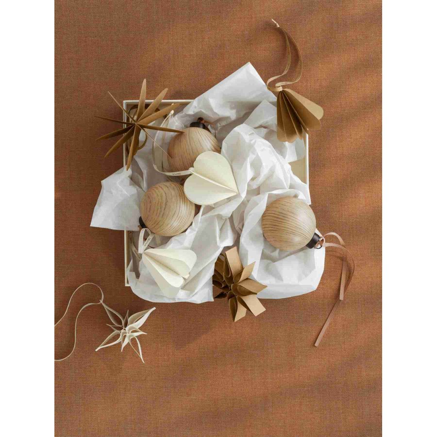 blomus KAZARY Ornament Glocke 4er Set 7 cm, Moonbeam