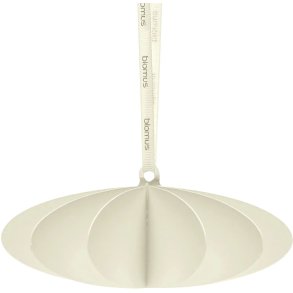 blomus KAZARY Ornament Ellipse 4er Set 12 cm, Moonbeam