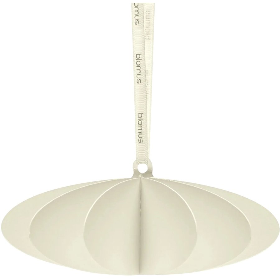 blomus KAZARY Ornament Ellipse 4er Set 12 cm, Moonbeam