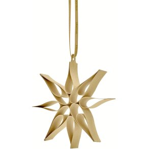 blomus KAZARY Ornament Stern 4er Set 10 cm, Tan