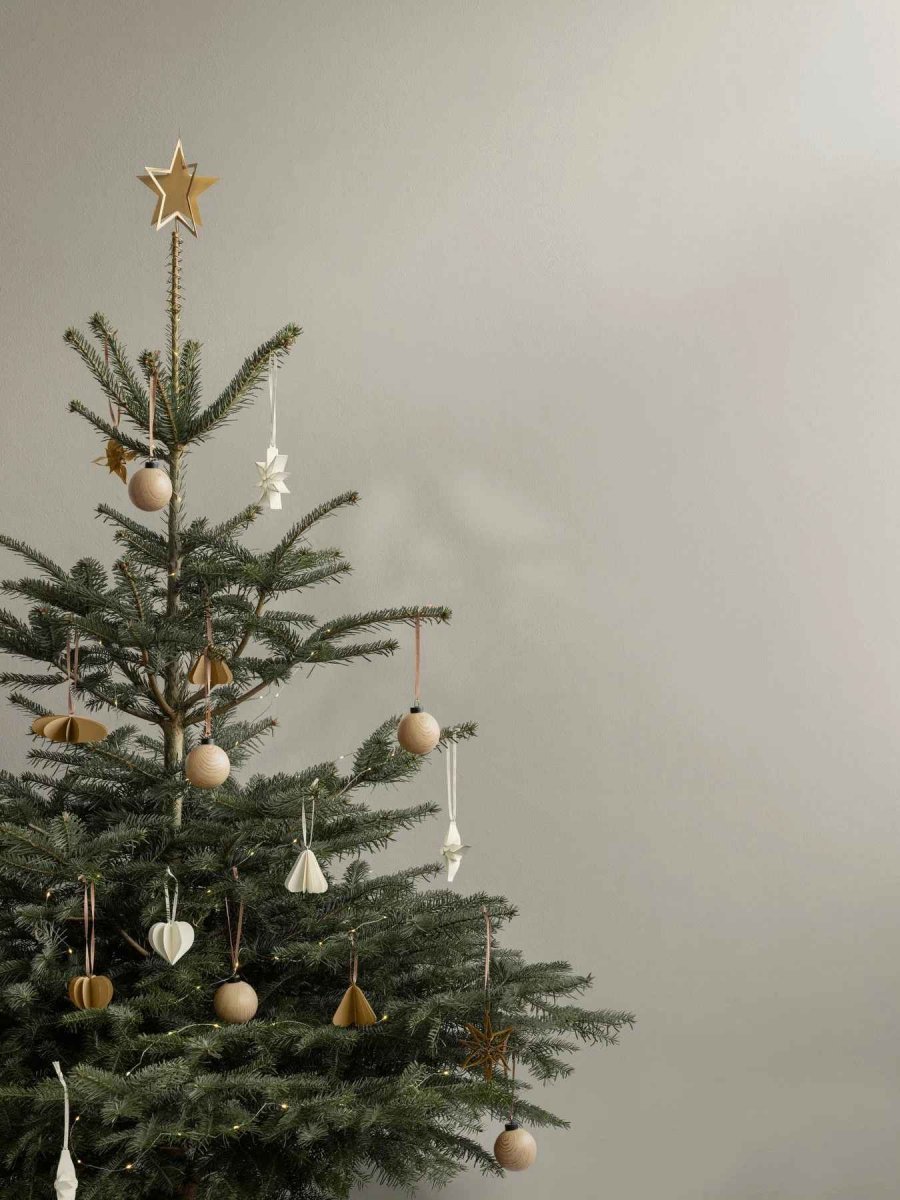 blomus KAZARY Ornament Kristall 4er Set 10 cm, Tan