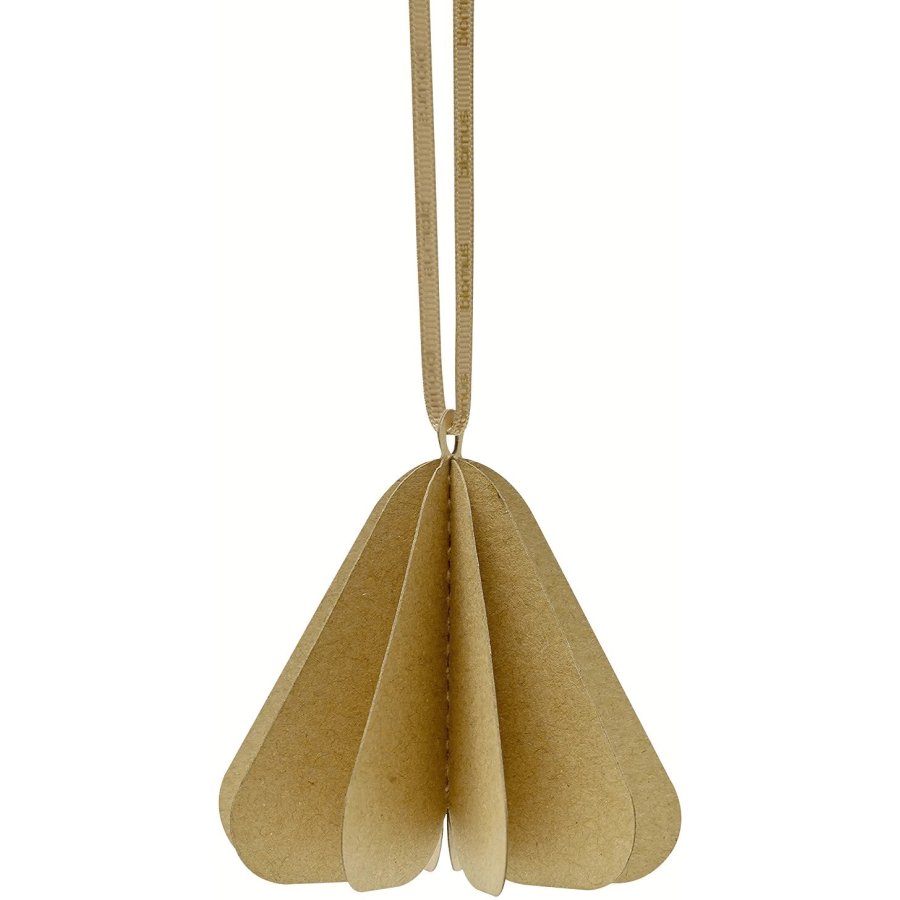 blomus KAZARY Ornament Glocke 4er Set 7 cm, Tan