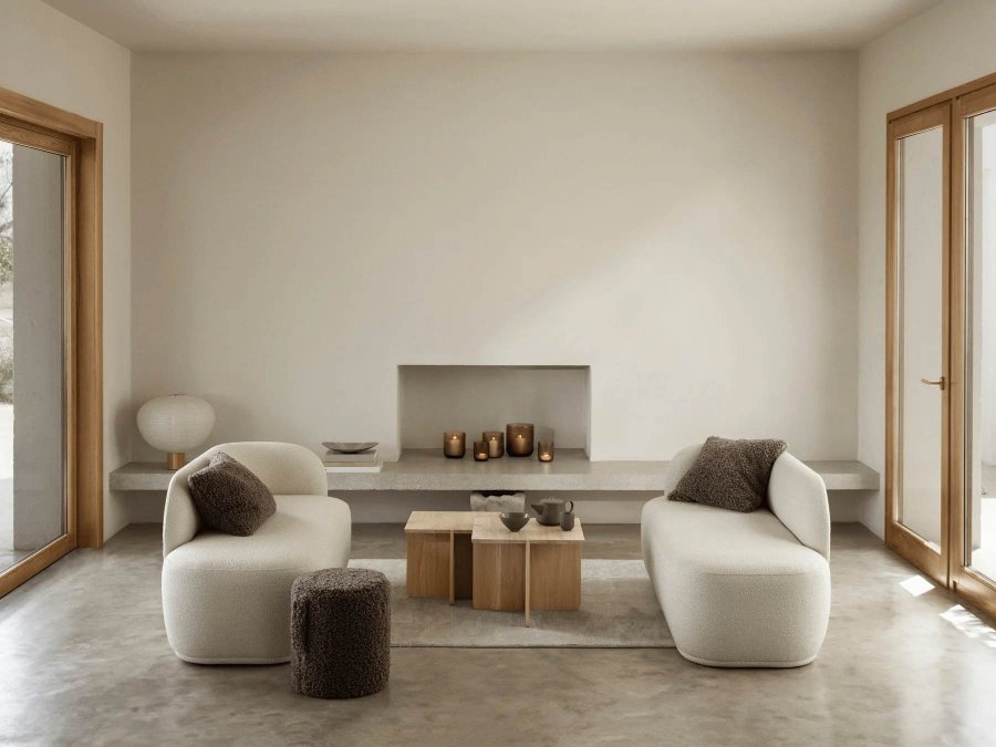 blomus TEDDY Sitzpouf H40 cm, Espresso