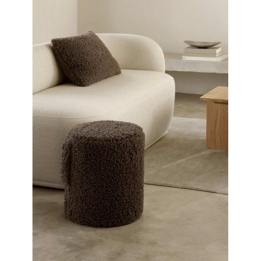 blomus TEDDY Sitzpouf H40 cm, Espresso