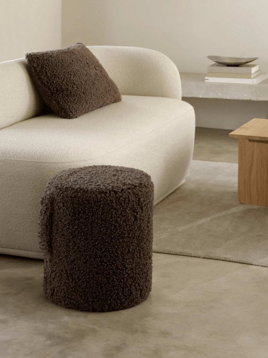 blomus TEDDY Sitzpouf H40 cm, Espresso