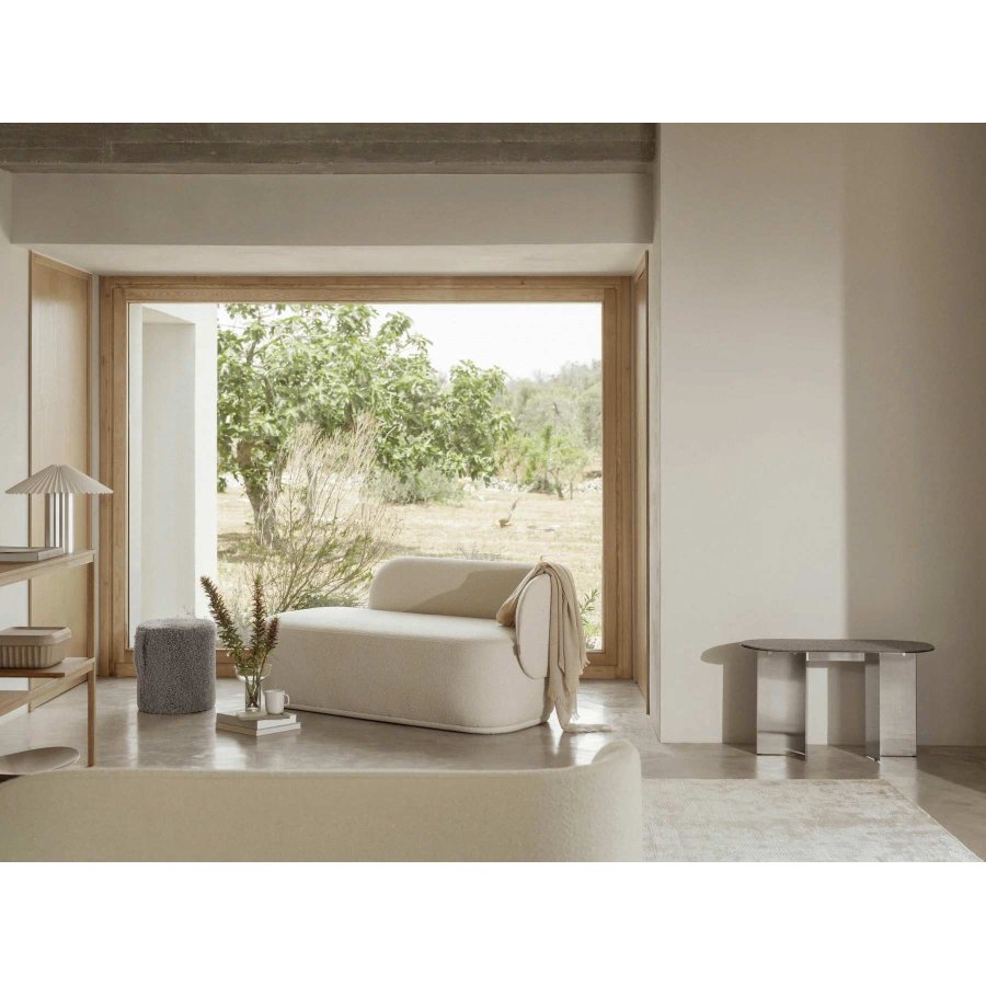 blomus TEDDY Sitzpouf H40 cm, Sharkskin