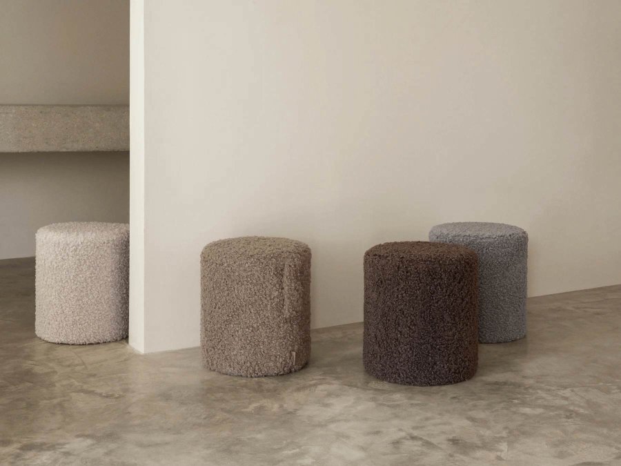 blomus TEDDY Sitzpouf H40 cm, Moonbeam