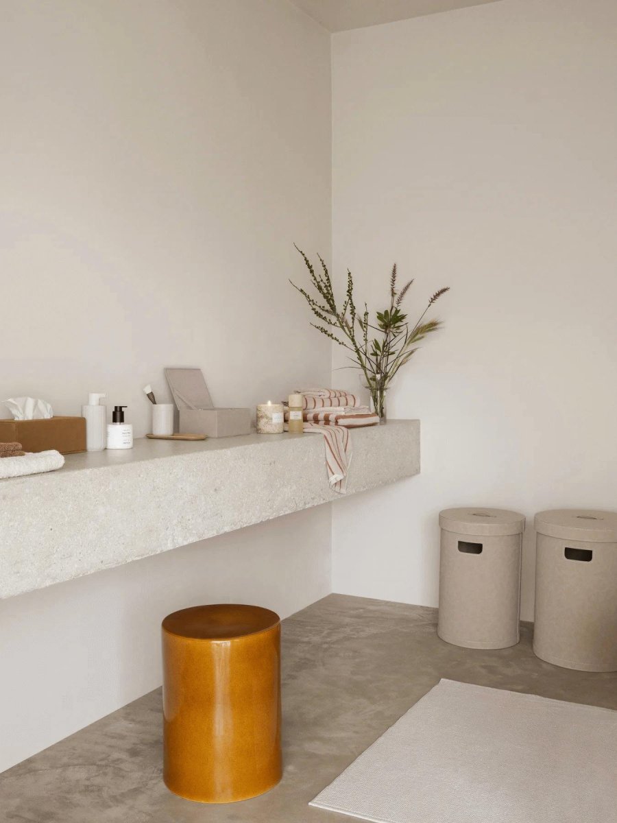 blomus TORU Beistelltisch H43 cm, Indisches Tan