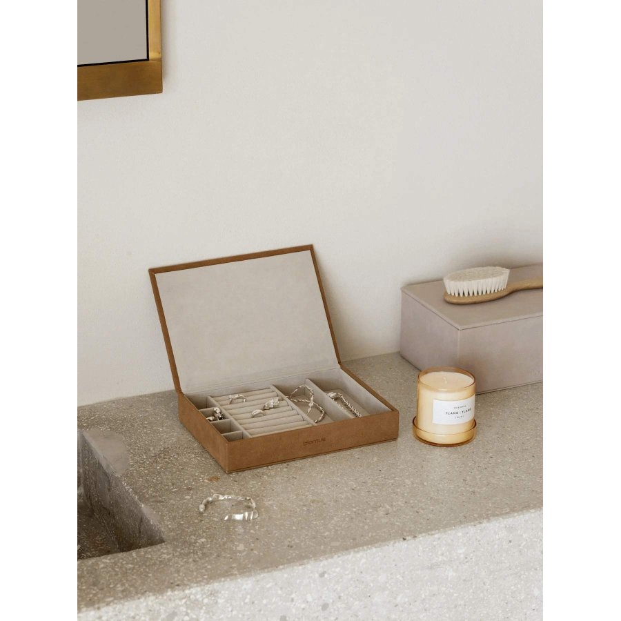 blomus SAHLA Schmuckkästchen 4x22 cm, Indisches Tan