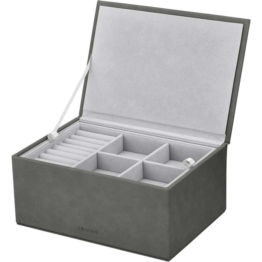 blomus SAHLA Schmuckkästchen 10x22 cm, Pewter
