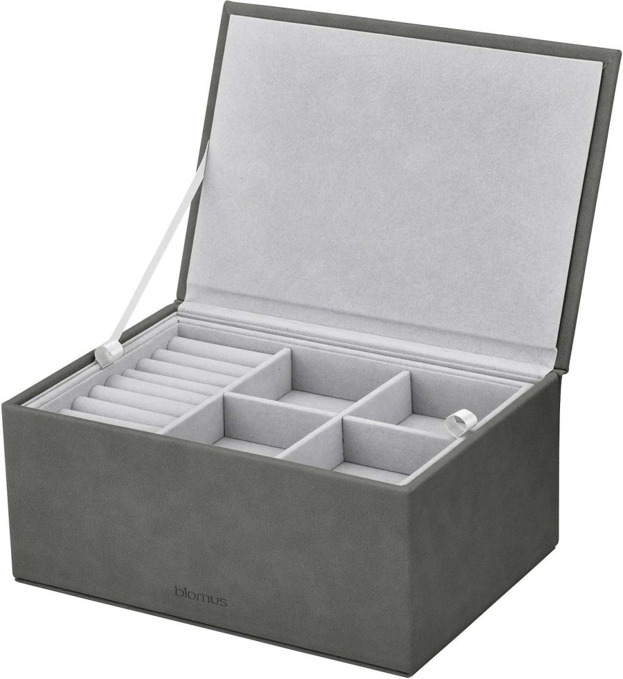 blomus SAHLA Schmuckkästchen 10x22 cm, Pewter