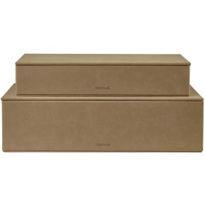 blomus SAHLA Opbevaringsboks 2 stk. 40x30 cm, Indian Tan