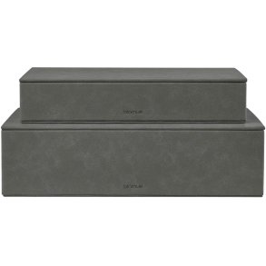 blomus SAHLA Opbevaringsboks 2 stk. 40x30 cm, Pewter