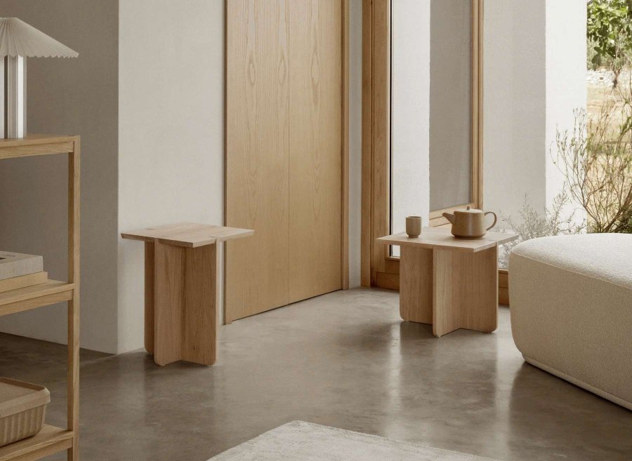 blomus ENGAWA Beistelltisch H46 cm, Eiche