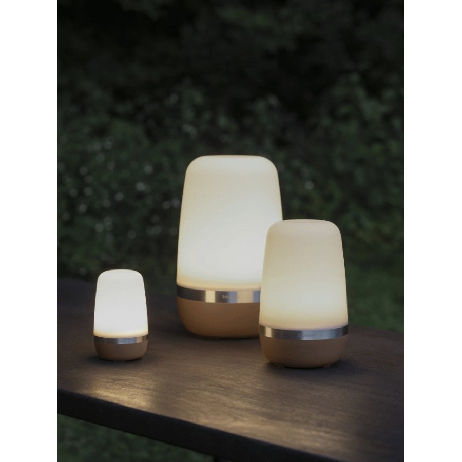 blomus SPIRIT Akku-Au&szlig;enlampe LED H15 cm, Mokka-Mousse