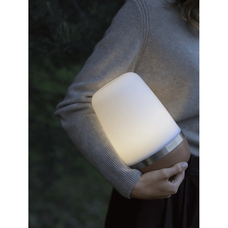 blomus SPIRIT Akku-Au&szlig;enlampe LED H25 cm, Mokka-Mousse