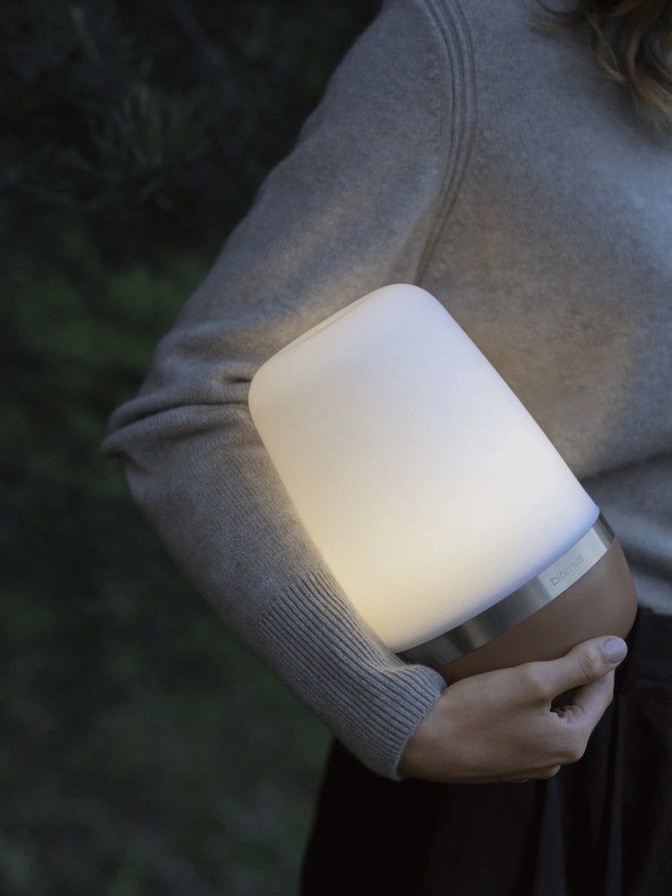 blomus SPIRIT Akku-Au&szlig;enlampe LED H25 cm, Mokka-Mousse