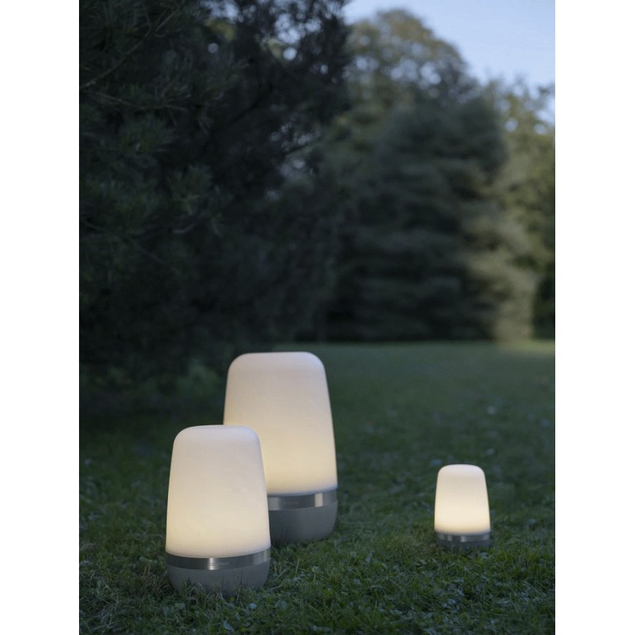 blomus SPIRIT Akku-Au&szlig;enlampe LED H15 cm, Pine Gray