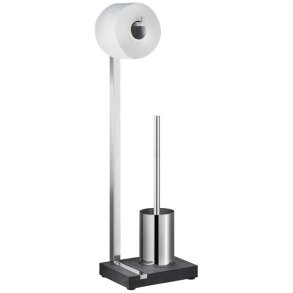 blomus MENOTO Toiletbutler m. Lille Brste H65 cm, Poleret Rustfrit Stl