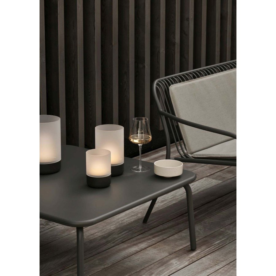 blomus CALMA Akku-Tischlampe LED H13 cm, Granite Gray