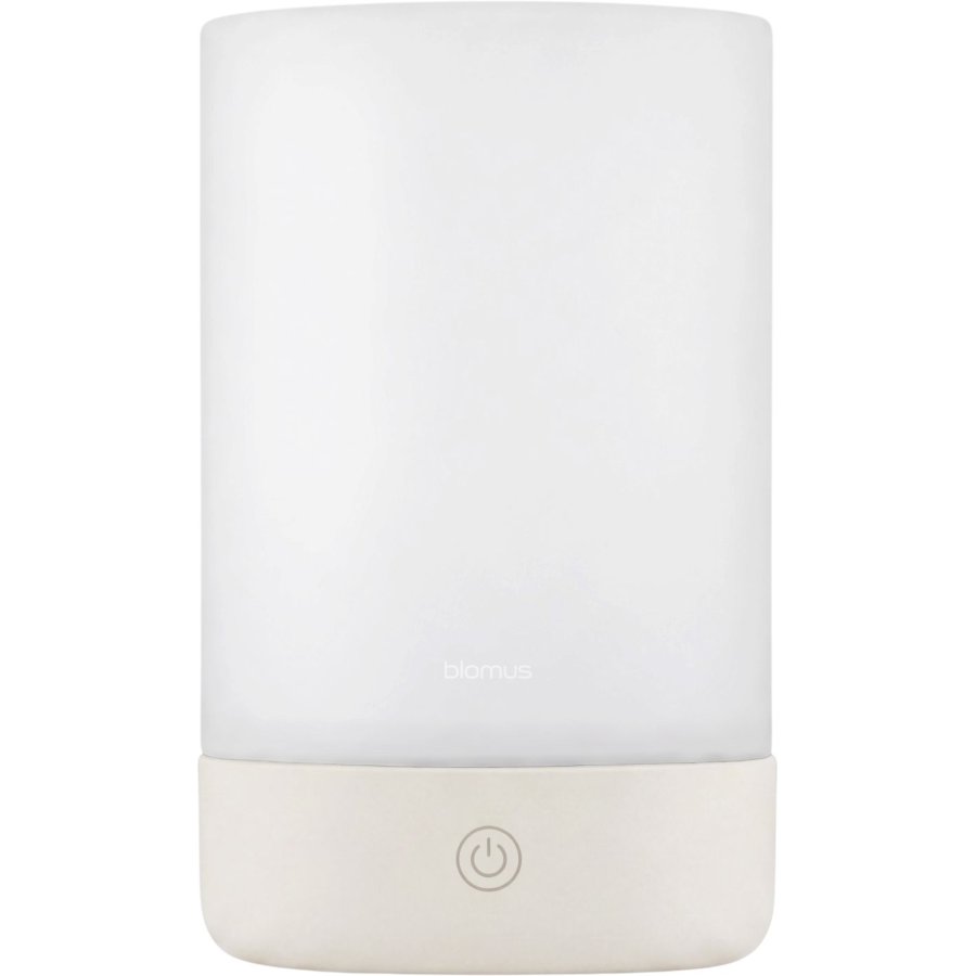 blomus CALMA Akku-Tischlampe LED H19 cm, Silk Gray