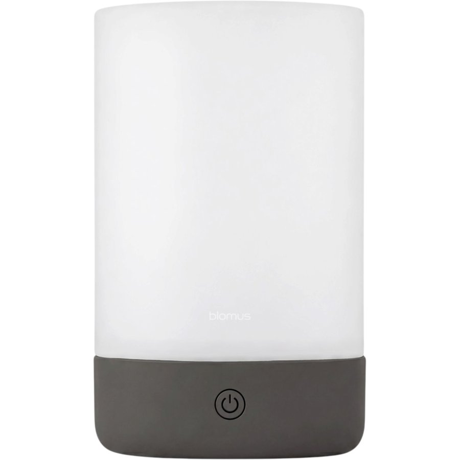 blomus CALMA Akku-Tischlampe LED H19 cm, Granite Gray