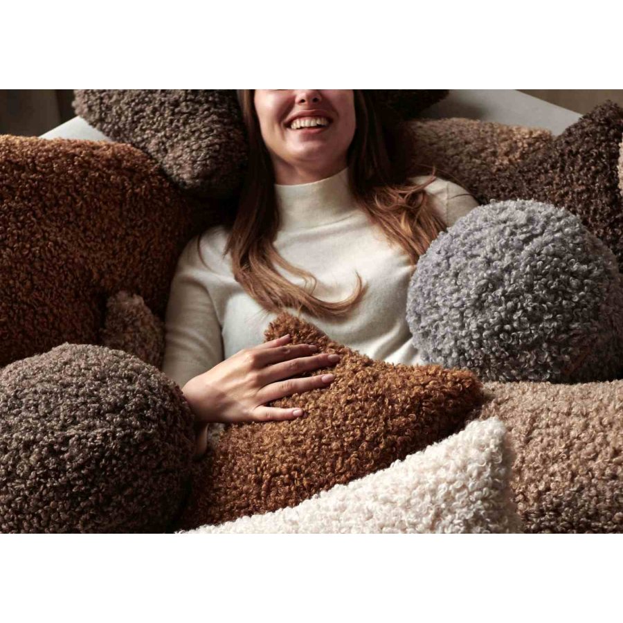 blomus TEDDY Kissen �26 cm, Espresso