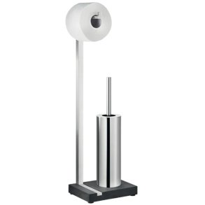 blomus MENOTO Toiletbutler m. Stor Brste H65 cm, Mat Rustfrit Stl