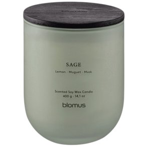 blomus TUOKSU Duftlys �9/H11 cm, Sage
