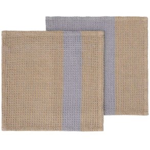 blomus GANO Karklud 2 stk. 25x25 cm, Indian Tan/Tradewinds