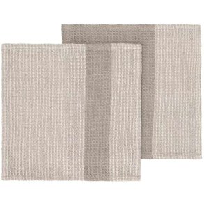 blomus GANO Karklud 2 stk. 25x25 cm, Moonbeam/Mourning Dove