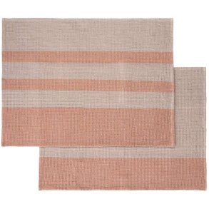 blomus GANO Viskestykker 2 stk. 50x70 cm, Mourning Dove/Cedar Wood