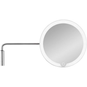 blomus MODO Kosmetikspejl m. Vægbeslag LED, Mat Rustfrit Stål