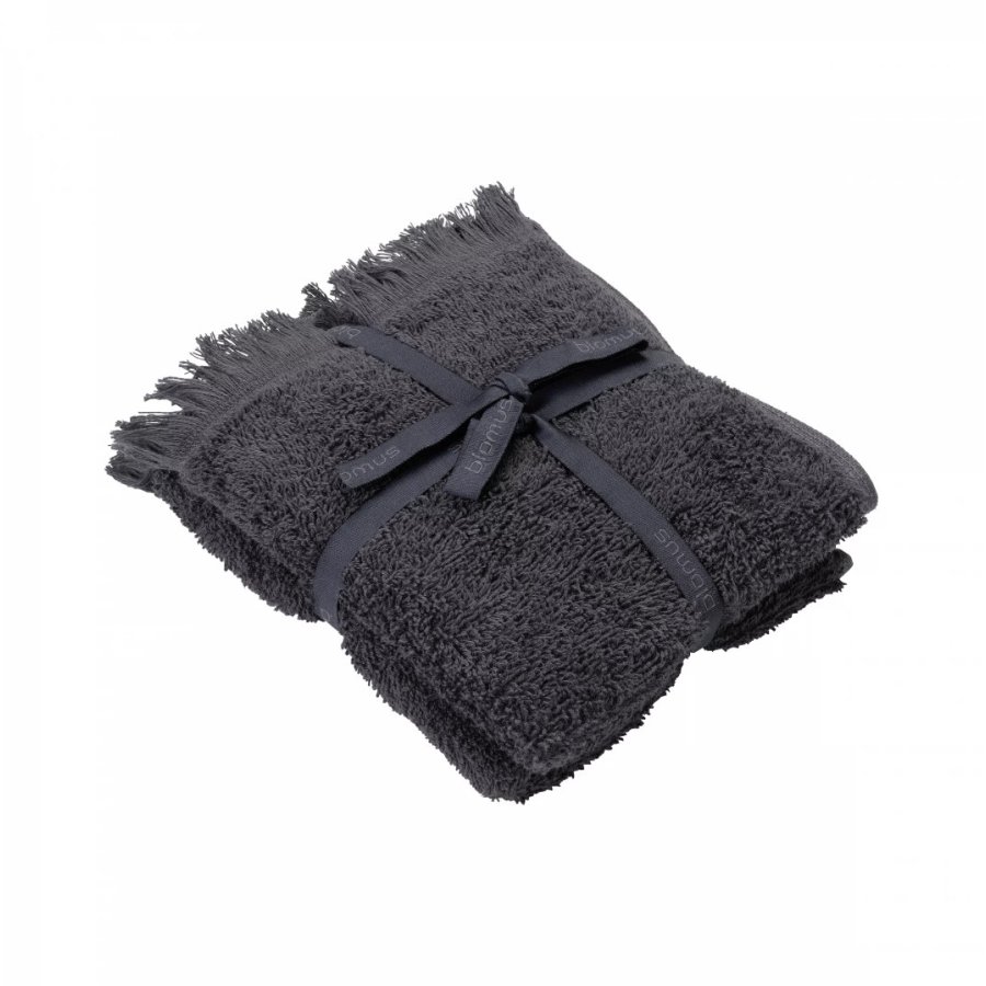 BLOMUS FRINO Håndklæde 30x50 cm, Mørk grå