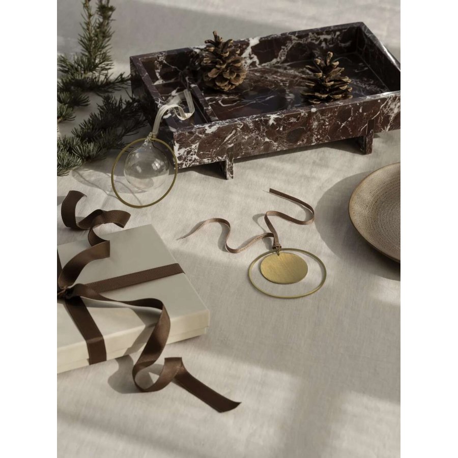 Blomus KITAI Weihnachtsschmuck 4er Set. 8 cm, Gold