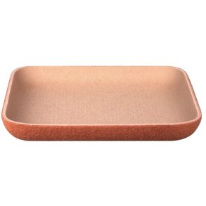 blomus HERBA Filztablett 25 cm, Rusty brown/Tan