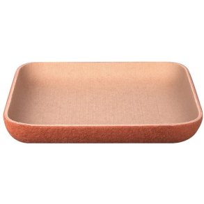 blomus HERBA Filztablett 36 cm, Rusty brown/Tan